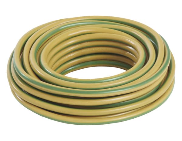 Miniature 2 de Fil électrique rigide H07VR 6 mm² vert/jaune - 25 m - Nexans