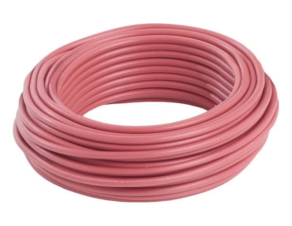 Miniature 2 de Fil électrique rigide H07VU 1,5 mm² rouge - 25 m - Nexans