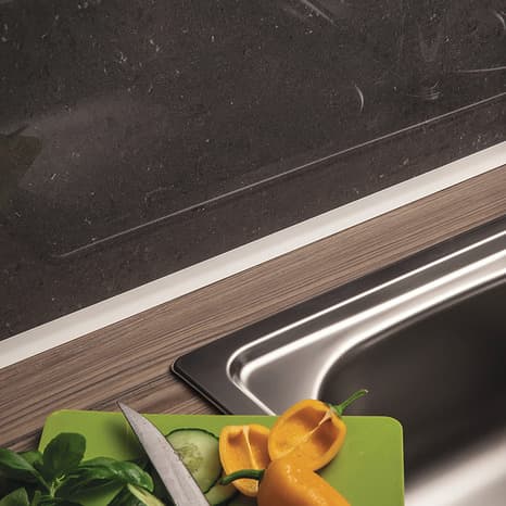 Miniature 2 de Cornière en PVC blanche 2,40 m - section 10 x 10 mm