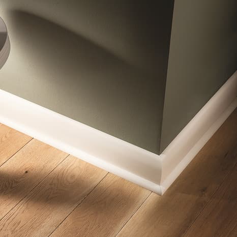 Miniature 2 de Quart de rond en pin prépeint 2,40 M - l. 9 x Ép. 9 mm