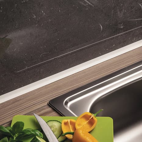 Miniature 2 de Cornière en PVC blanche 2,40 m - section 25 x 25 mm