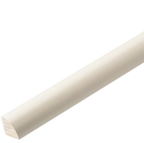 Quart de rond en pin prépeint 2,40 M - l. 9 x Ép. 9 mm