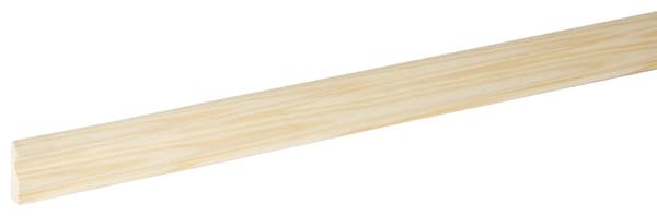 Chambranle en pin 2,40 m - section 9 x 28 mm