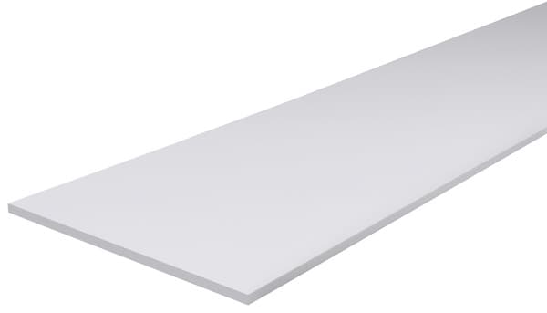 Plateau de bureau blanc 1,2 M - l. 80 cm x Ép. 1,8 cm
