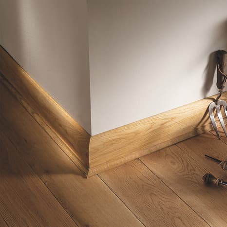 Miniature 2 de Corniche en pin 2,40 m - section 23 x 23 mm