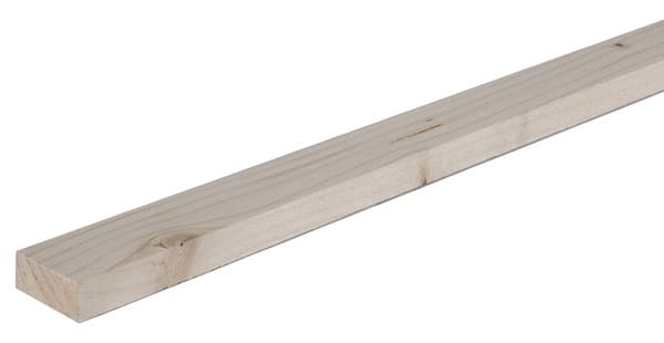 Tasseau en sapin du nord raboté L. 2,40 m - section 18 x 44 mm