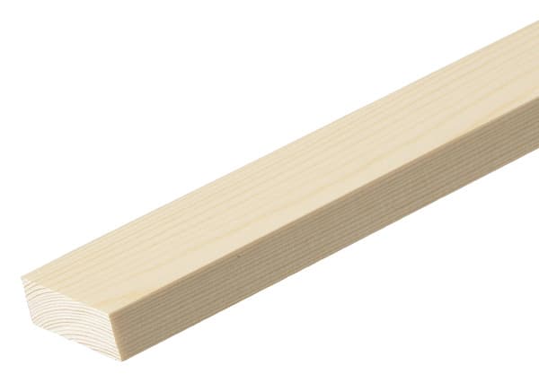 Tasseau en pin L. 2,40 m - section 20 x 67 mm