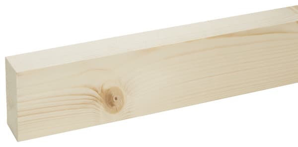 Tasseau en sapin du nord raboté L. 2,40 m - section 34 x 70 mm