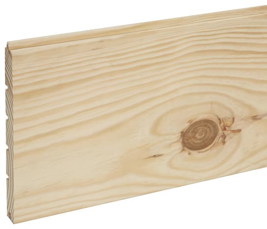 Miniature 3 de Plancher en pin maritime noueux NF - L. 2 m x l. 18 cm x Ép. 21 mm