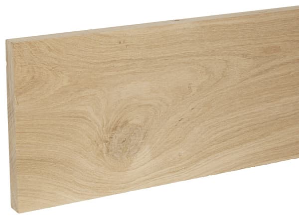 Planche rabotée en chêne massif L. 200 cm - Section 180 x 20 mm