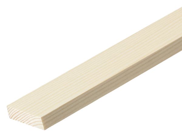 Tasseau en pin L. 2,40 m - section 9 x 46 mm