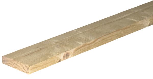 Planche en sapin brut - Longueur : 240 cm , largeur : 15 cm et Ep : 25 mm.