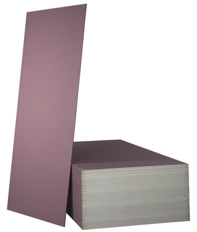 Plaque de plâtre BA 13 résistante au feu NF** - L. 2,50 x l. 1,20 m x Ép. 12,5 mm