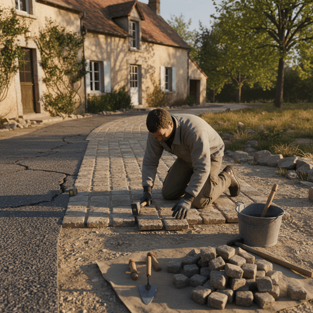 Rénovation d;ancienne allée de maison : Guide chantier