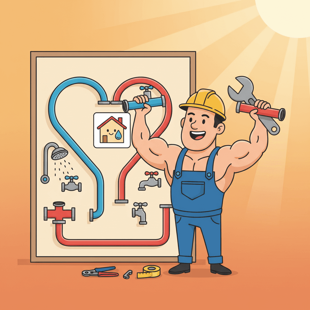 Così ho fatto l’impianto idraulico in un appartamento