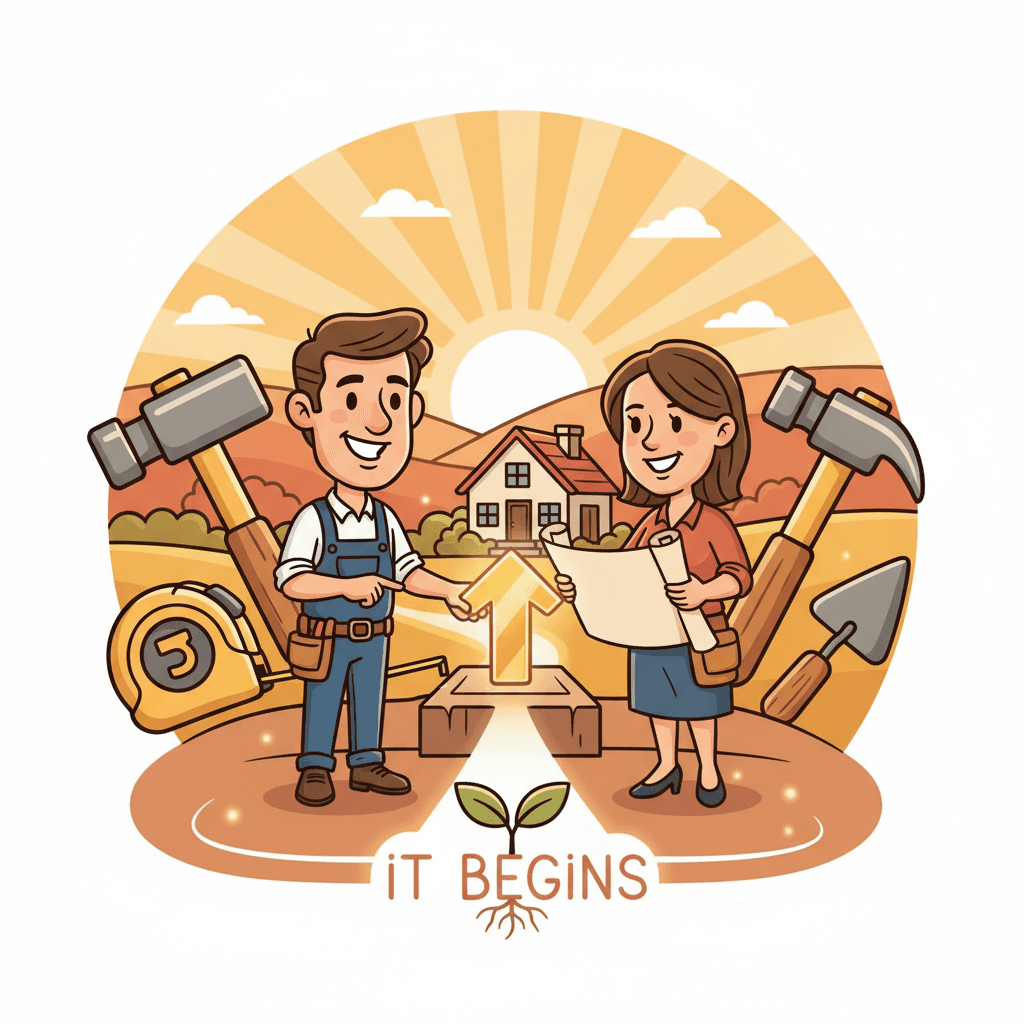 It begins… Lancer un chantier sans faux pas