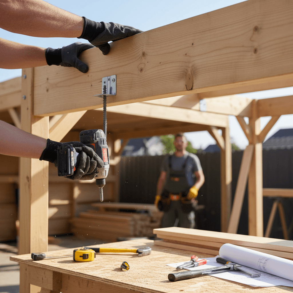 Construction d;un auvent de garage: Guide Pro