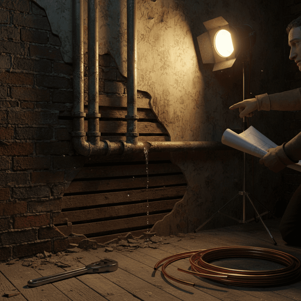 Incubo Idraulico: Ristrutturare una Vittoriana Buia