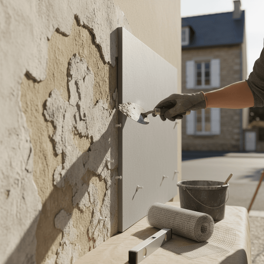 Rénovation dune façade de maison: Guide terrain