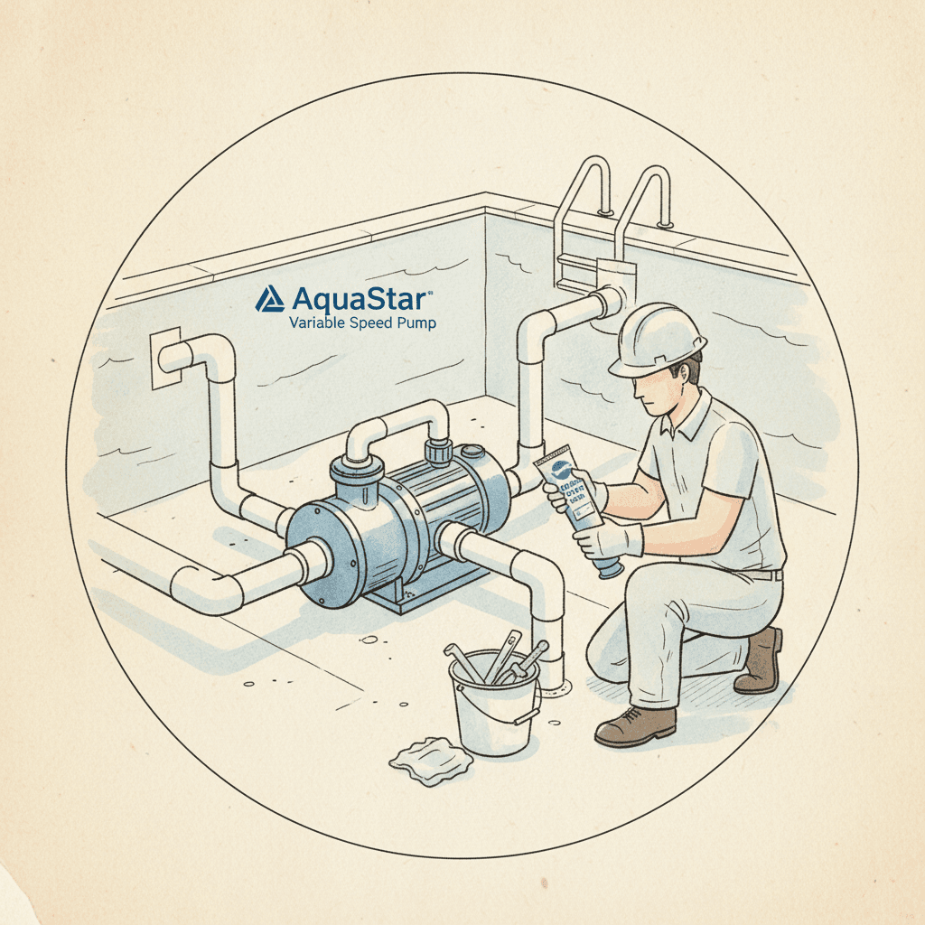 Clean PVC: New AquaStar Variable Speed Pump Setup Guide