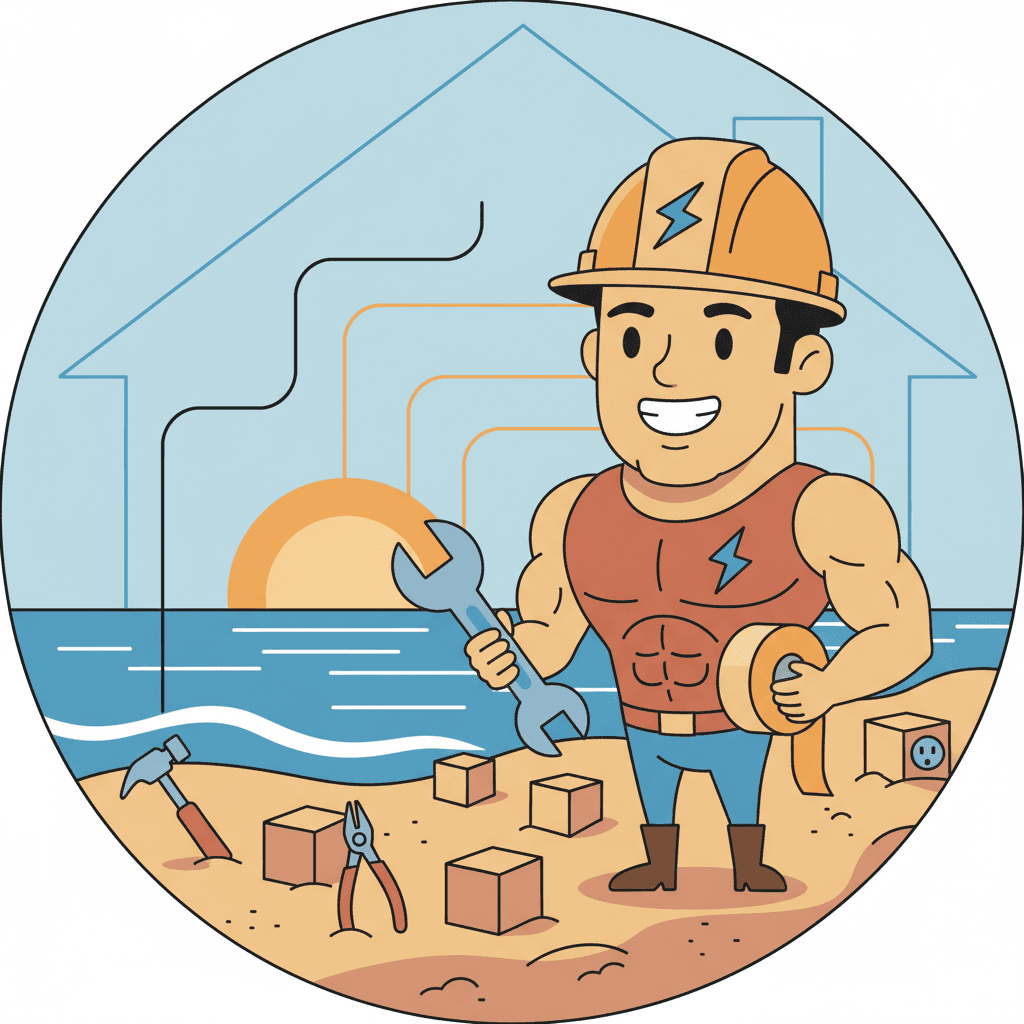 Eletricista Costa Azul: Guia Prático de Obra Costeira