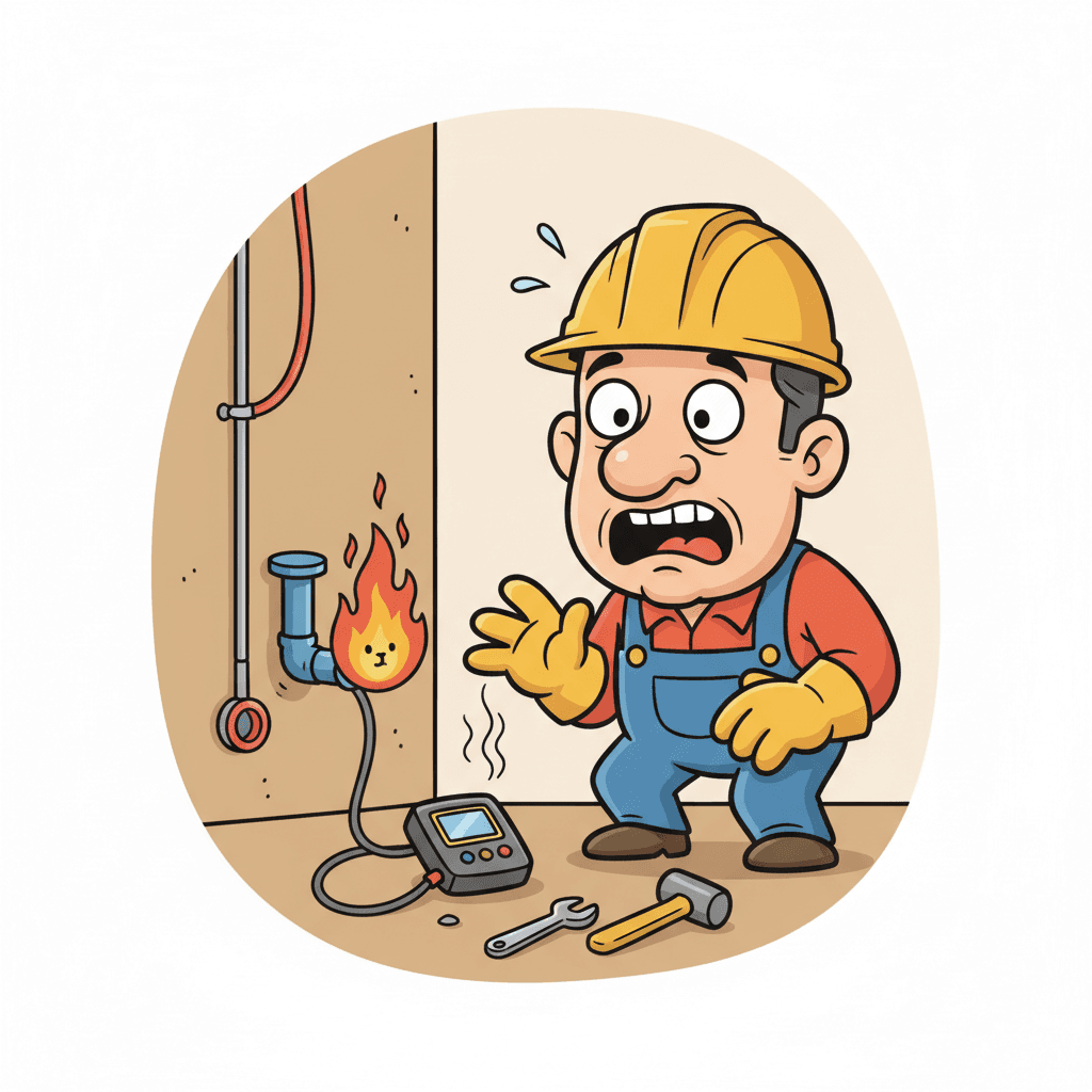 Si le feu est votre détecteur de gaz: cest trop tard