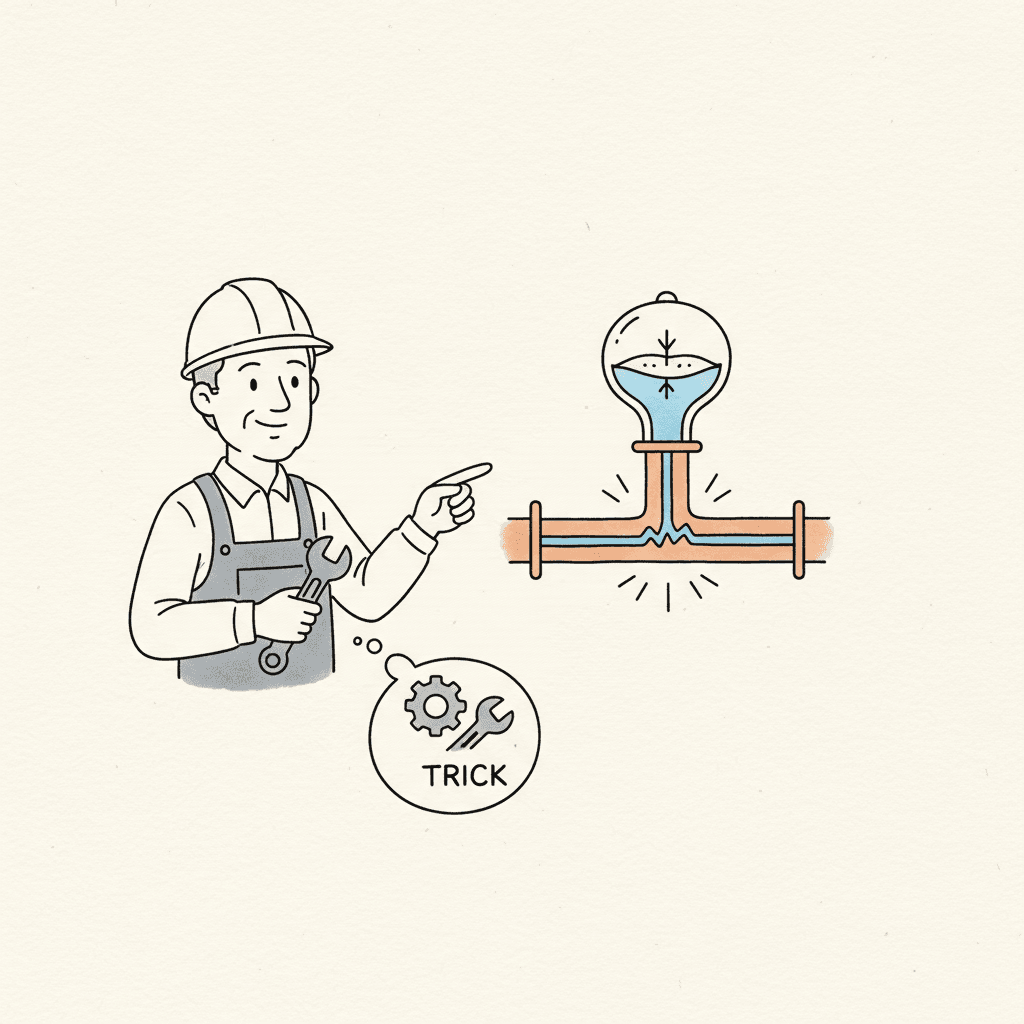 A Very Smart Plumber Shared a Trick: Stop Water Hammer