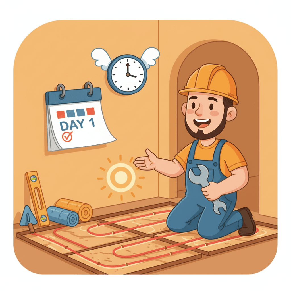 Riscaldamento a Pavimento in 2 Giorni: Guida Pratica