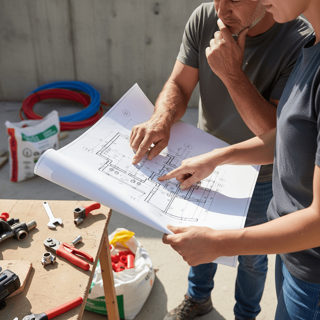 JOSH HAD A QUESTION ABOUT THE PLUMBING: Guida Cantiere