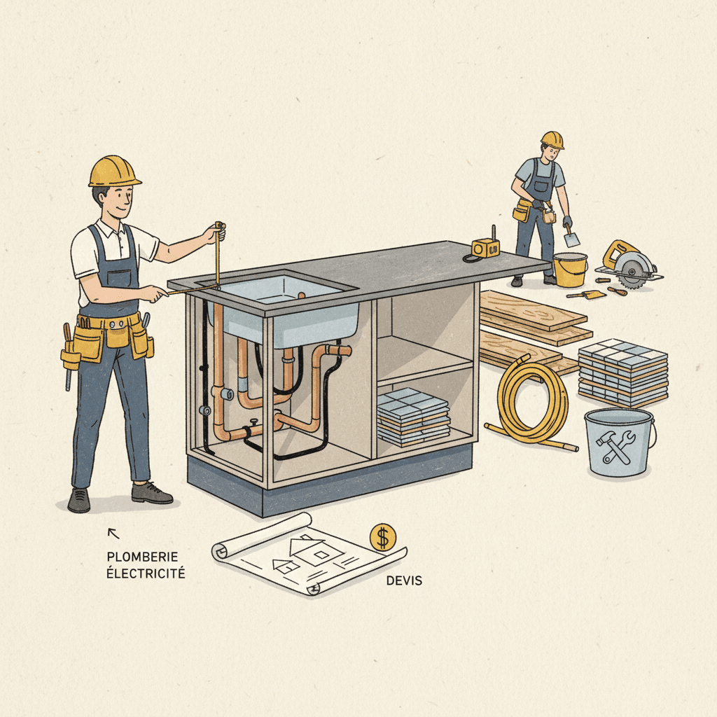 Rénovation de cuisine: Guide chantier complet