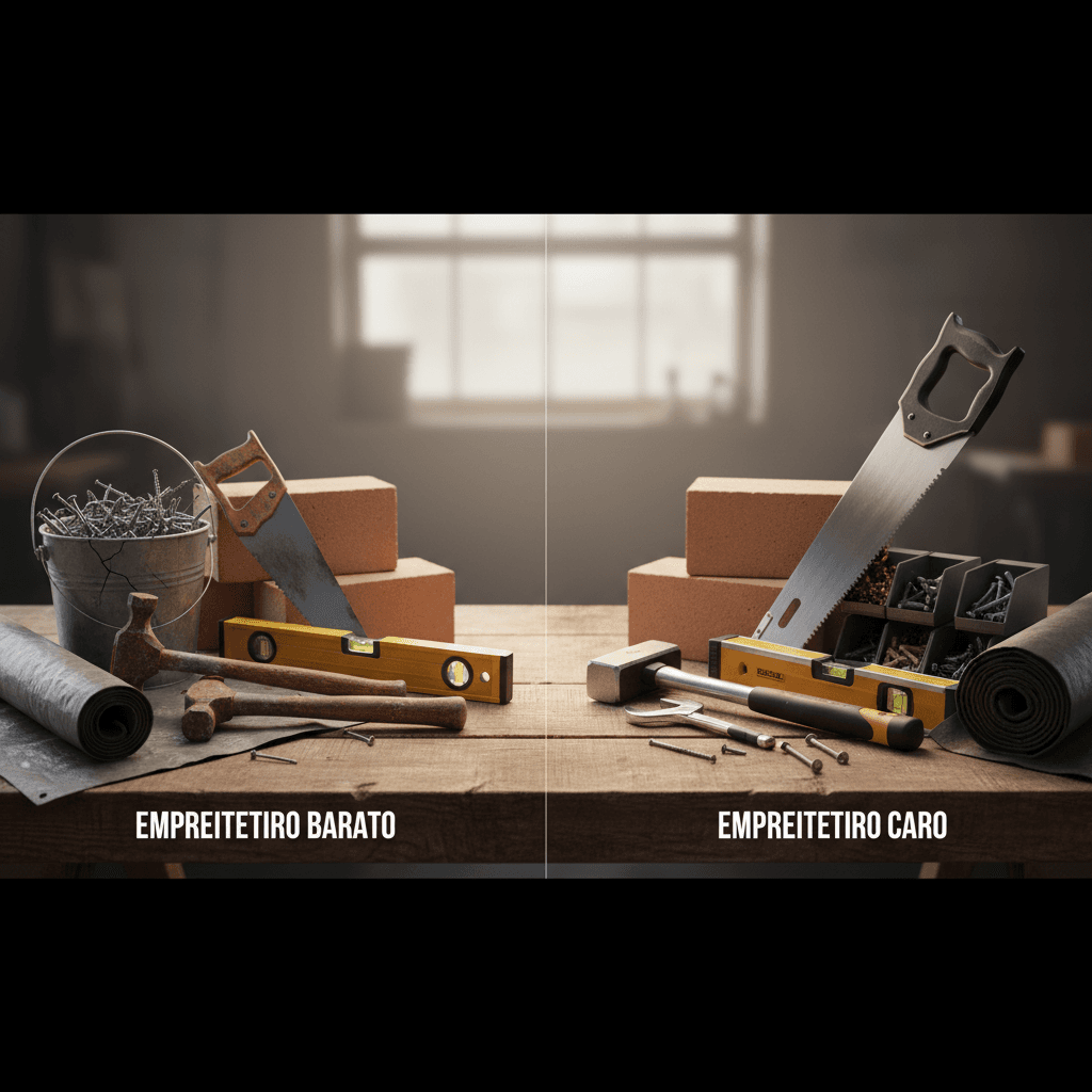 Empreiteiro Barato vs Caro: Qual a Diferença?