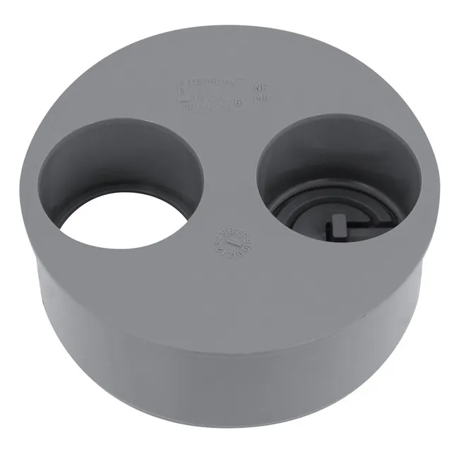 Image principale de Tampon de réduction PVC évacuation double operculé Ø93x40/40