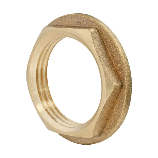 Image principale de Contre-écrou à plateau laiton brut - Femelle 15/21 - Sachet 2 pièces