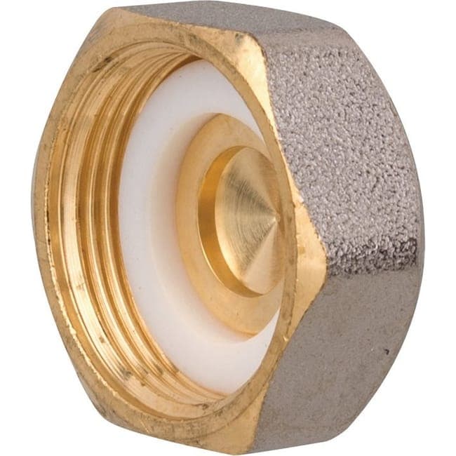 Bouchon de collecteur à visser - Laiton - Femelle