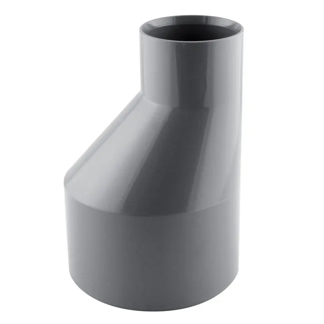 Image principale de Réduction excentrée PVC évacuation mâle/femelle Ø100x50