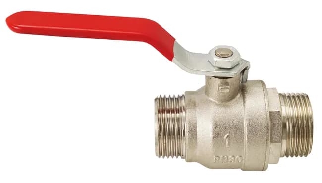 Image principale de Vanne à sphère passage standard poignée plate Mâle / Mâle 20 x 27 (3/4")