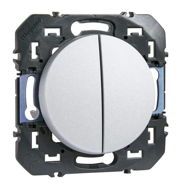 Image principale de Interrupteur double va et vient aluminium DOOXIE - LEGRAND