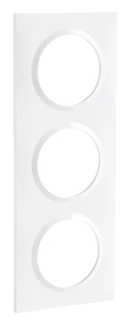 Image principale de Plaque de finition 3 postes blanche DOOXIE - LEGRAND