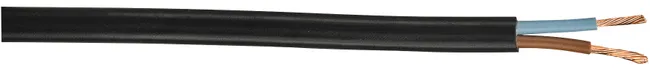 Image principale de Câble électrique HO3VVF 2x0,75 mm² noir 10 m - NEXANS