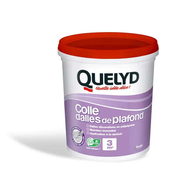 Image principale de Colle dalles de plafond en pâte 1 kg - QUELYD