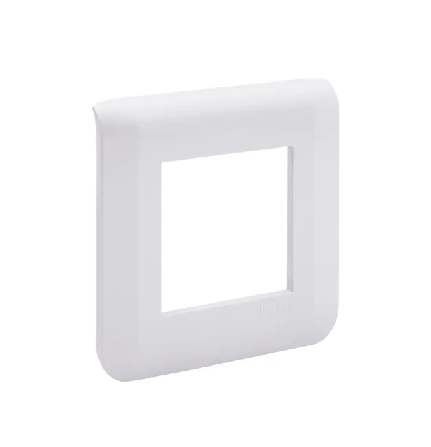 Image principale de Plaque de finition 2 postes blanche MOSAIC - LEGRAND