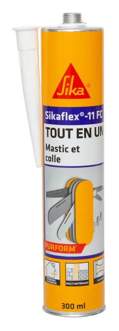 Image principale de Mastic multi-usages 11FC blanc Sikaflex - SIKA