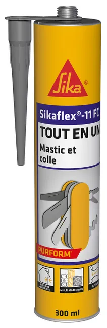 Image principale de Mastic multi-usages 11FC gris Sikaflex - SIKA