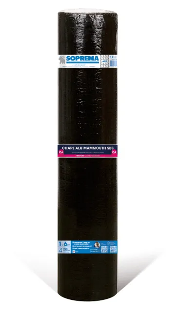 Image principale de Membrane d'étanchéité soudable ALUCHAPE SBS ECO Mammouth 6x1m - SOPREMA