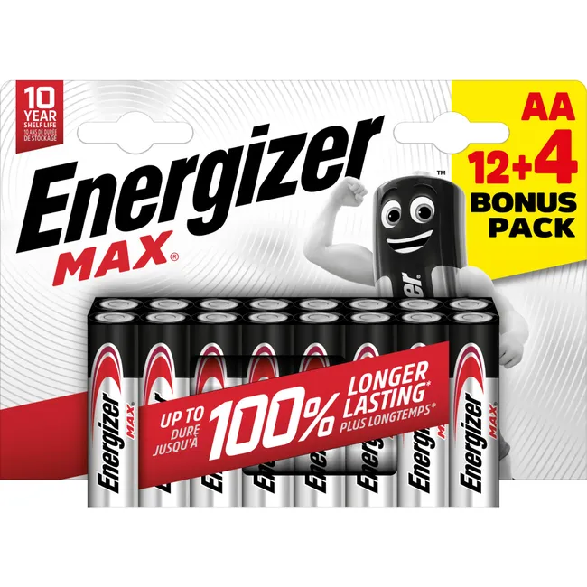 Image principale de LOT DE 12+4 LR6 AA ENERGIZER
