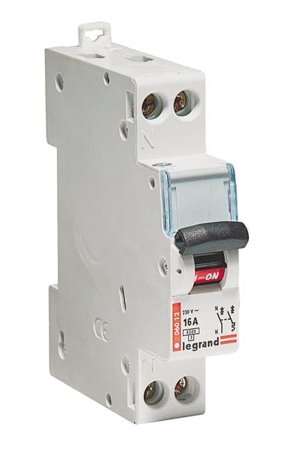 Image principale de Disjoncteur phase + 16A - LEGRAND