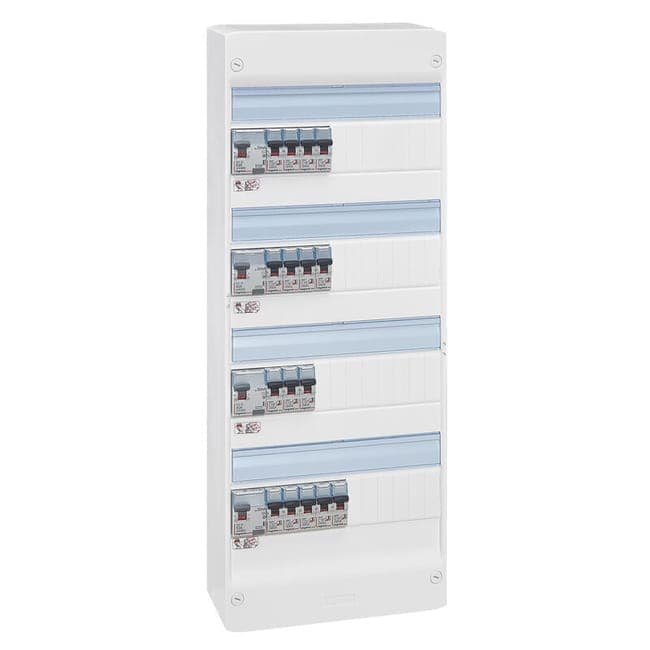 Image principale de Tableau électrique pré-équipé pré-câblé 4 rangées - LEGRAND