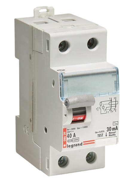 Image principale de Interrupteur différentiel à vis 40A 30 mA type AC - LEGRAND