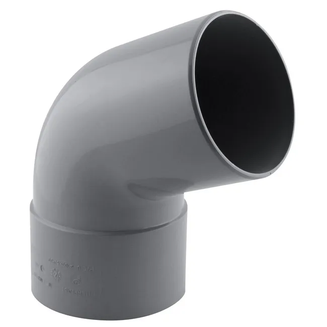 Image principale de Coude PVC évacuation 67° mâle/femelle Ø100