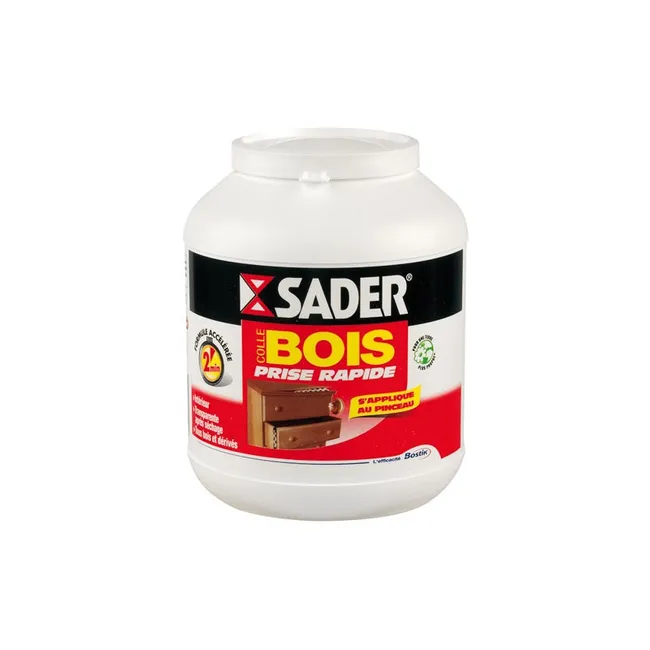 Image principale de SADER COLLE BOIS RAPIDE FLACON 650G SADER - 30620917